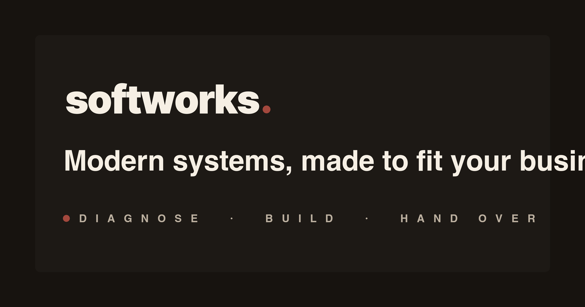Softworks | Modern systems, made to fit your business